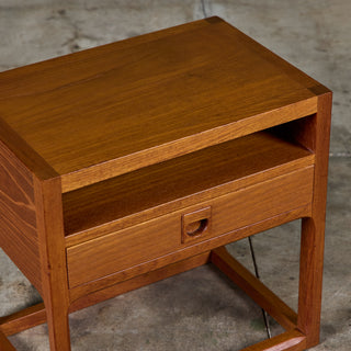 Single Teak Nightstand by Aksel Kjersgaard