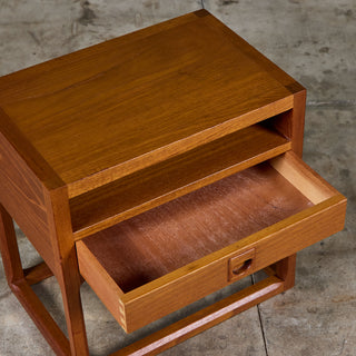 Single Teak Nightstand by Aksel Kjersgaard