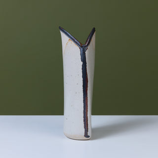 Studio Pottery Slab Vase