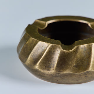 Fluted Brass Ashtray