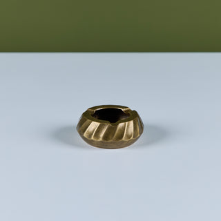 Fluted Brass Ashtray