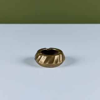 Fluted Brass Ashtray