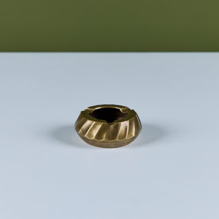 Fluted Brass Ashtray