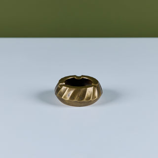 Fluted Brass Ashtray