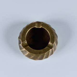 Fluted Brass Ashtray