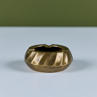 Fluted Brass Ashtray