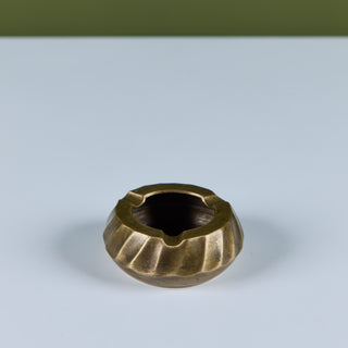 Fluted Brass Ashtray
