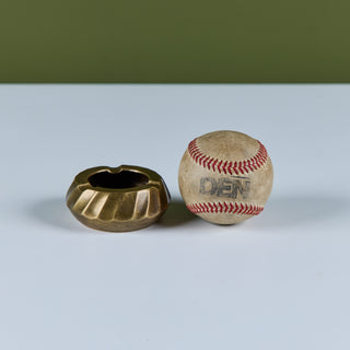 Fluted Brass Ashtray