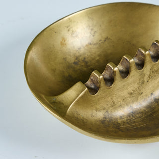 Small Solid Brass Ashtray