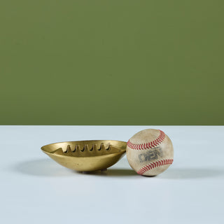 Small Solid Brass Ashtray