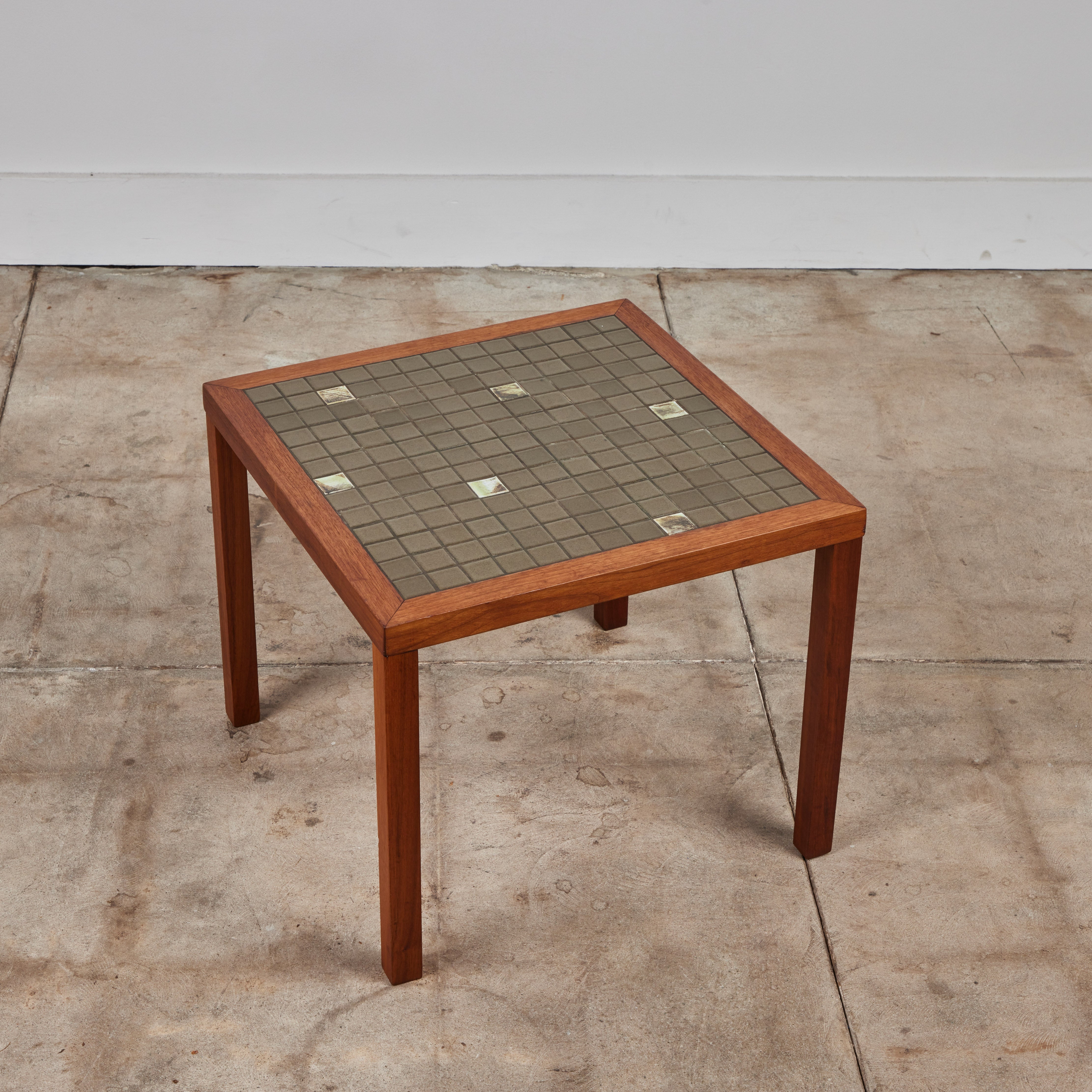 Square tile cheap side table