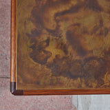 John Stuart Brass Acid Etched Side Table