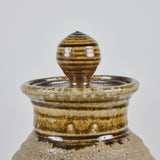 Hand Thrown Stoneware Ceramic Vessel with Lid