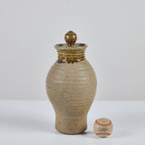 Hand Thrown Stoneware Ceramic Vessel with Lid