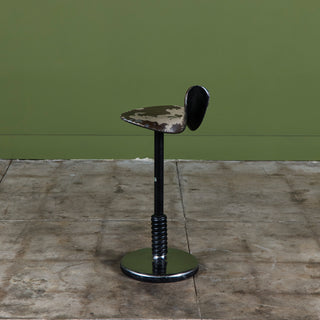Industrial Saddle Seat Stool