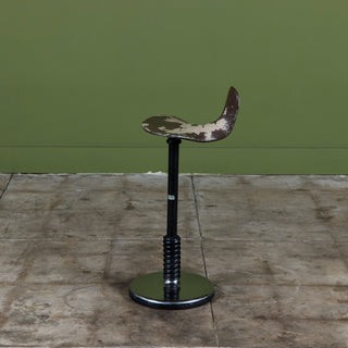 Industrial Saddle Seat Stool