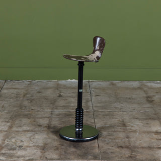 Industrial Saddle Seat Stool
