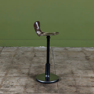 Industrial Saddle Seat Stool
