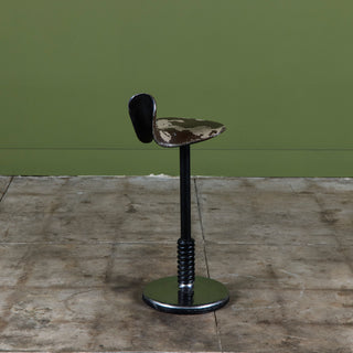 Industrial Saddle Seat Stool