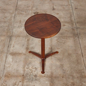 ON HOLD ** Studio Craft Round Tripod Side Table