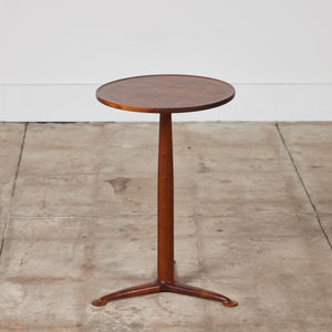 ON HOLD ** Studio Craft Round Tripod Side Table