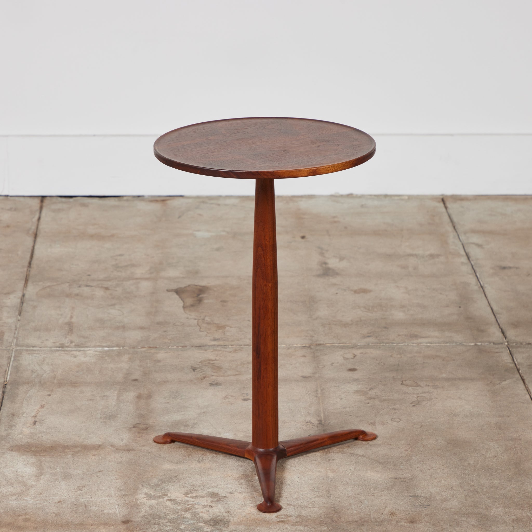 ON HOLD ** Studio Craft Round Tripod Side Table