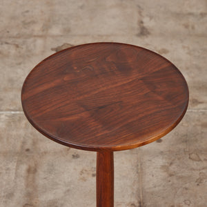 ON HOLD ** Studio Craft Round Tripod Side Table