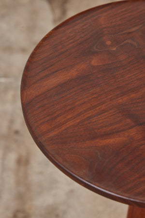 ON HOLD ** Studio Craft Round Tripod Side Table