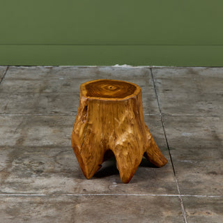 Live Edge Tree Root Stool & Accent Table
