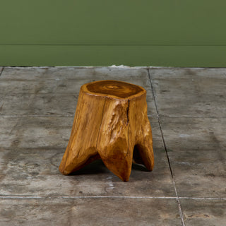 Live Edge Tree Root Stool & Accent Table