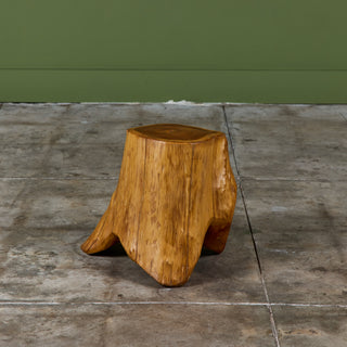 Live Edge Tree Root Stool & Accent Table