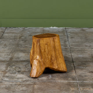 Live Edge Tree Root Stool & Accent Table