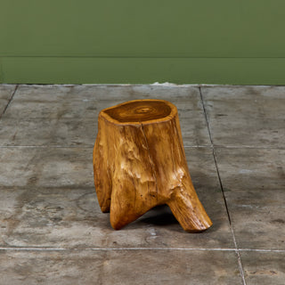 Live Edge Tree Root Stool & Accent Table