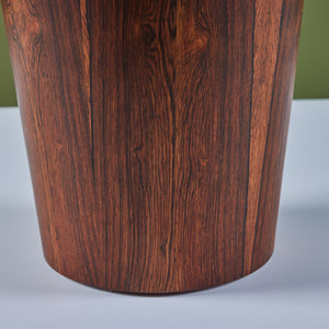 ON HOLD ** Rainbow Rosewood Wastebin