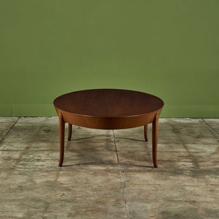 T.H. Robsjohn Gibbings Oval Coffee Table for Widdicomb