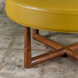 T.H. Robsjohn-Gibbings Round Ottoman for Widdicomb