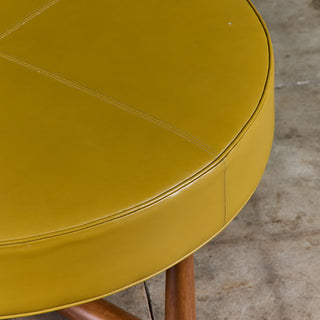 T.H. Robsjohn-Gibbings Round Ottoman for Widdicomb