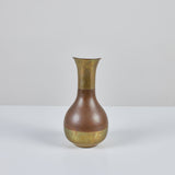 Mexican Copper and Brass Pitcher