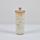 Speckle Glazed Stoneware Vessel with Lid