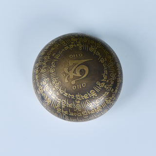 Bronze Tibetan Singing Bowl with Percussion Wand
