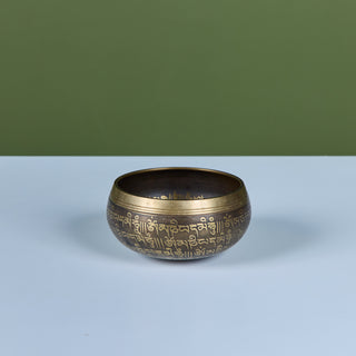 Bronze Tibetan Singing Bowl with Percussion Wand