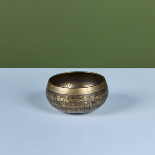 Bronze Tibetan Singing Bowl with Percussion Wand
