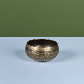 Bronze Tibetan Singing Bowl with Percussion Wand