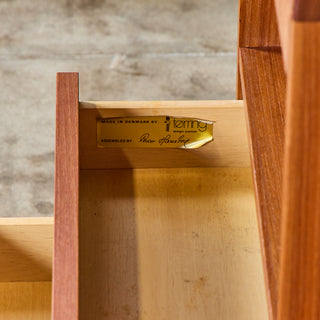 Teak Queen Platform Bed with Nightstands by Tørring Møbelfabrik
