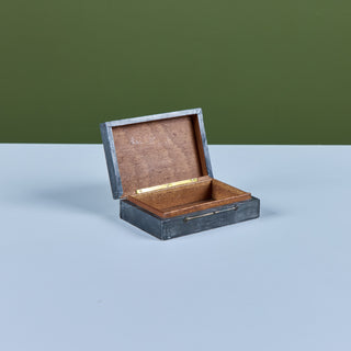 Van Haelen Trinket Box with Turquoise Stone