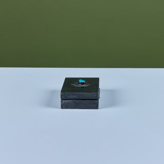Van Haelen Trinket Box with Turquoise Stone