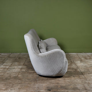 Vladimir Kagan High 'Barrel Back' Sofa
