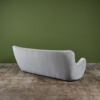 Vladimir Kagan High 'Barrel Back' Sofa