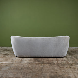 Vladimir Kagan High 'Barrel Back' Sofa