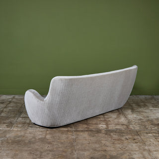 Vladimir Kagan High 'Barrel Back' Sofa